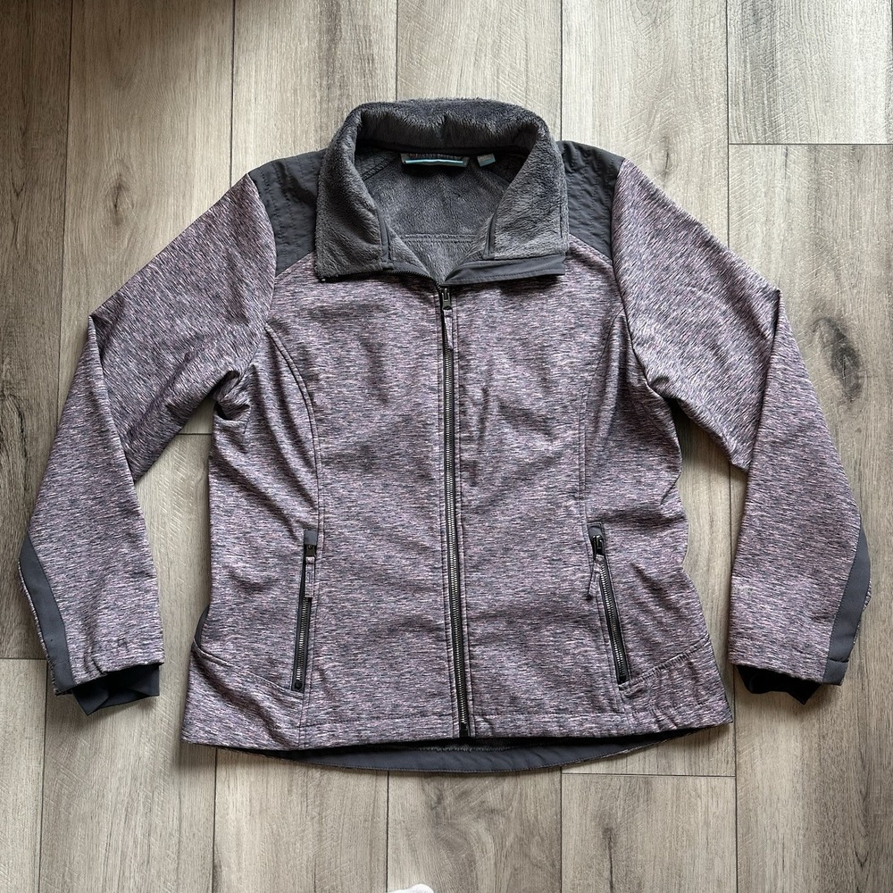 Free Country Women's Super Softshell Jacket Large Purple